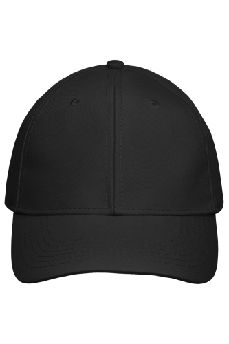 6 Panel Function Cap in schwarz
